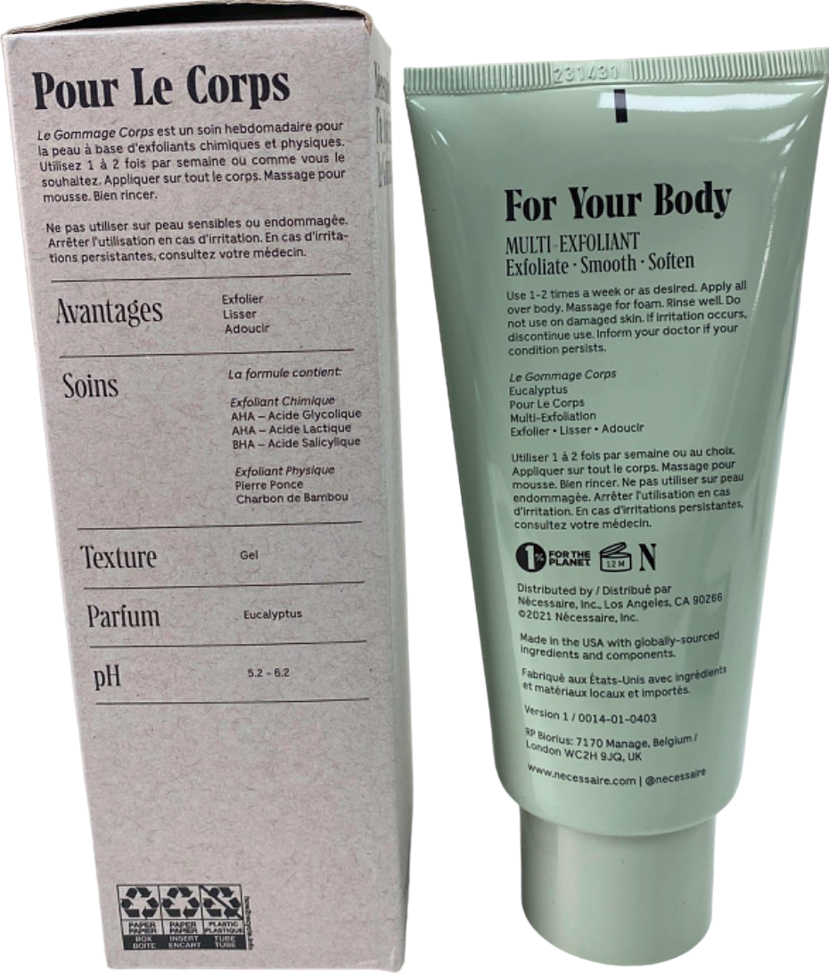 Nécessaire The Body Exfoliator Eucalyptus 180 ml