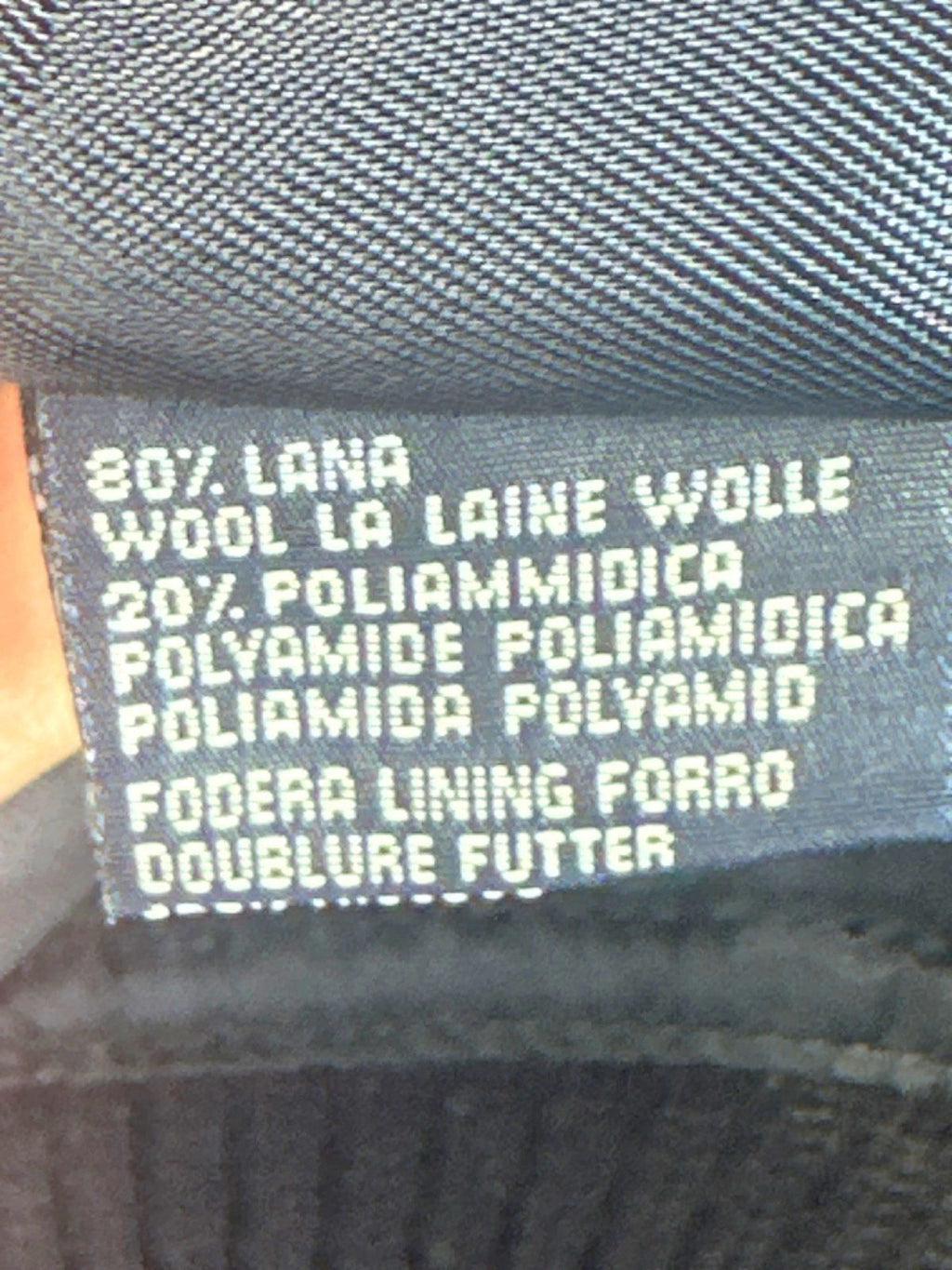 Paul & Shark Black Wool Blend Bomber Jacket UK XL