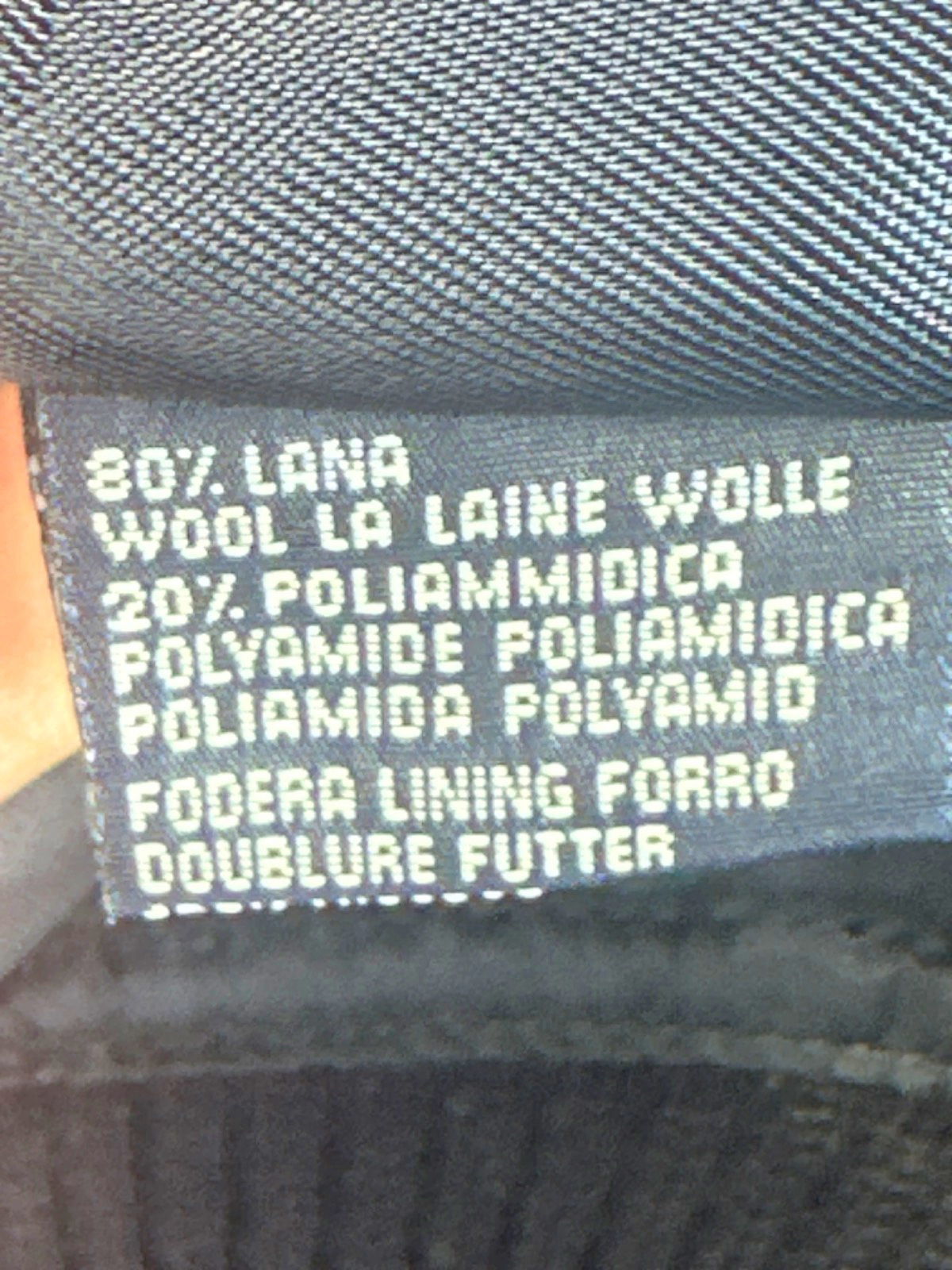 Paul & Shark Black Wool Blend Bomber Jacket UK XL