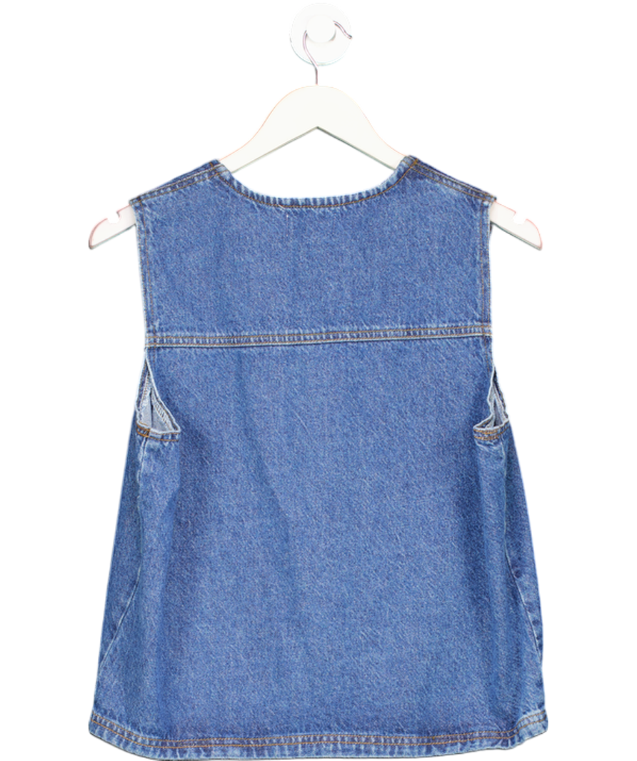 omnes Blue Talena Denim Waistcoat UK 12