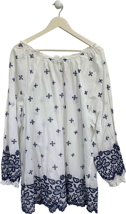 Yours White Embroidered Tunic UK 22-24