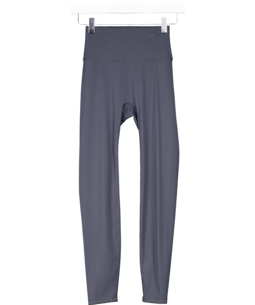 Adanola Seam Detail Zip Pocket Leggings - Dark Grey UK XS