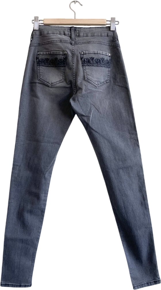 Monsoon Grey Skinny Jeans UK 8
