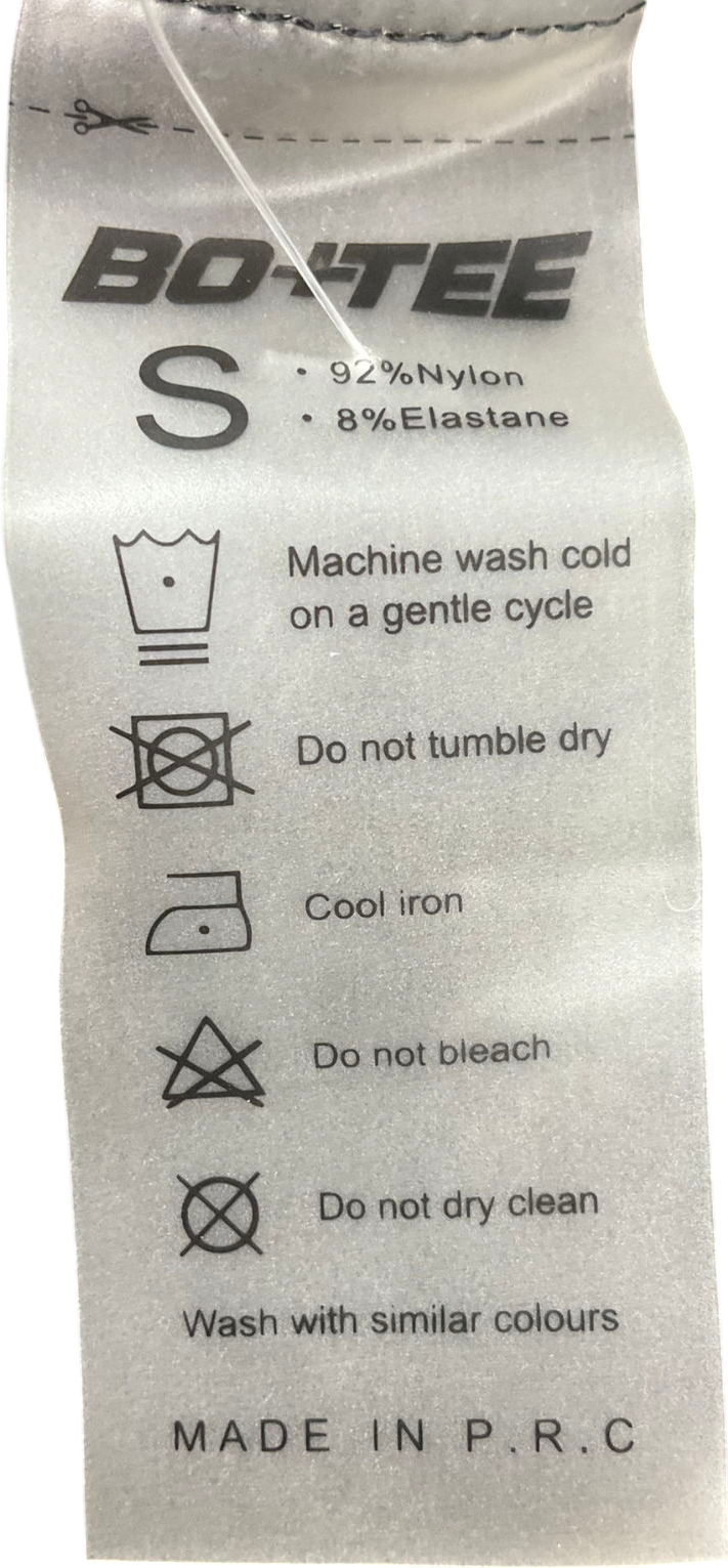 Bo + Tee Black High Waisted Runched Bum Shorts UK S