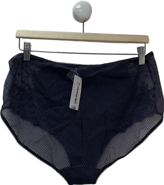 elomi Purple Fish Net Full Brief UK XXL