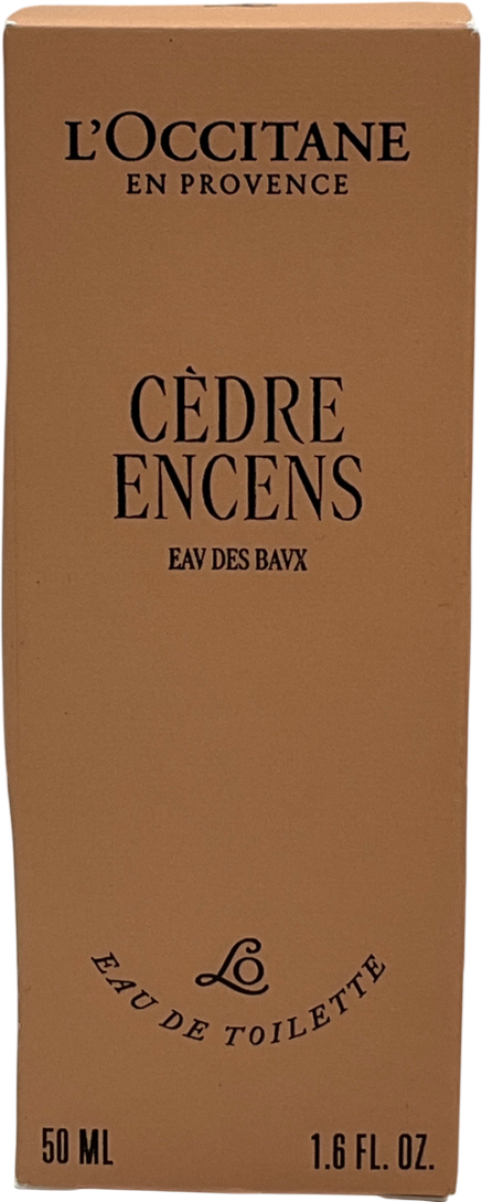 Loccitane Cédre Encens Eau De Toilette 50ml