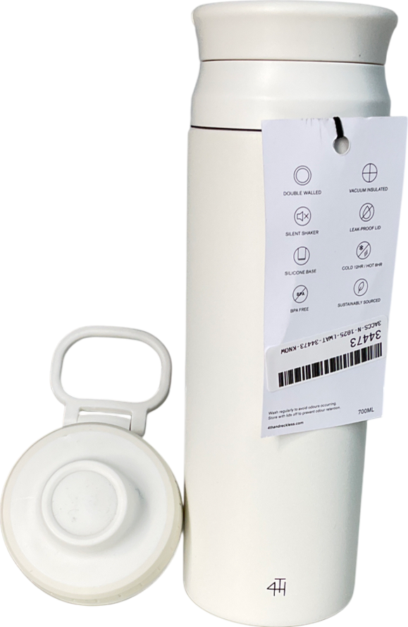 4th & Reckless White 4th Sport Shaker Water Bottle- 700ml One Size