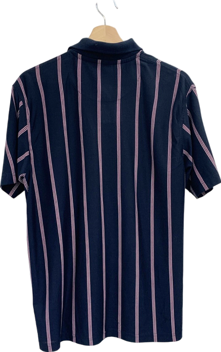 Paul & Shark Navy Striped Polo Shirt UK L