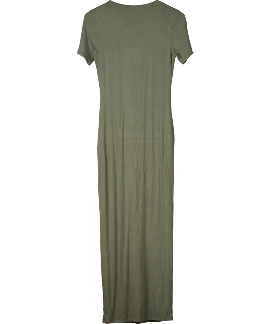 Good American Green T-shirt Maxi Dress UK M