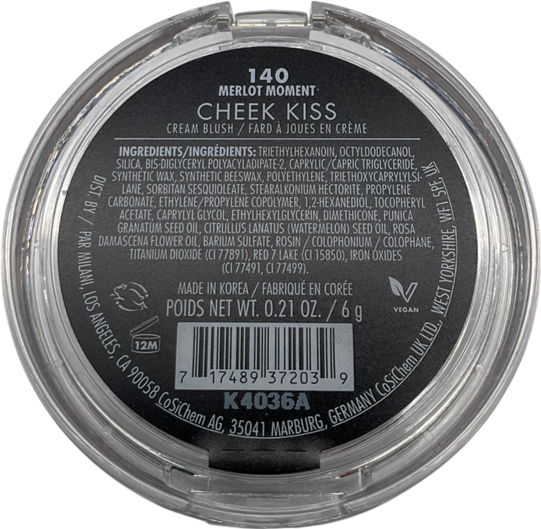 Milani Cheek Kiss 140 Merlot Moment 6g