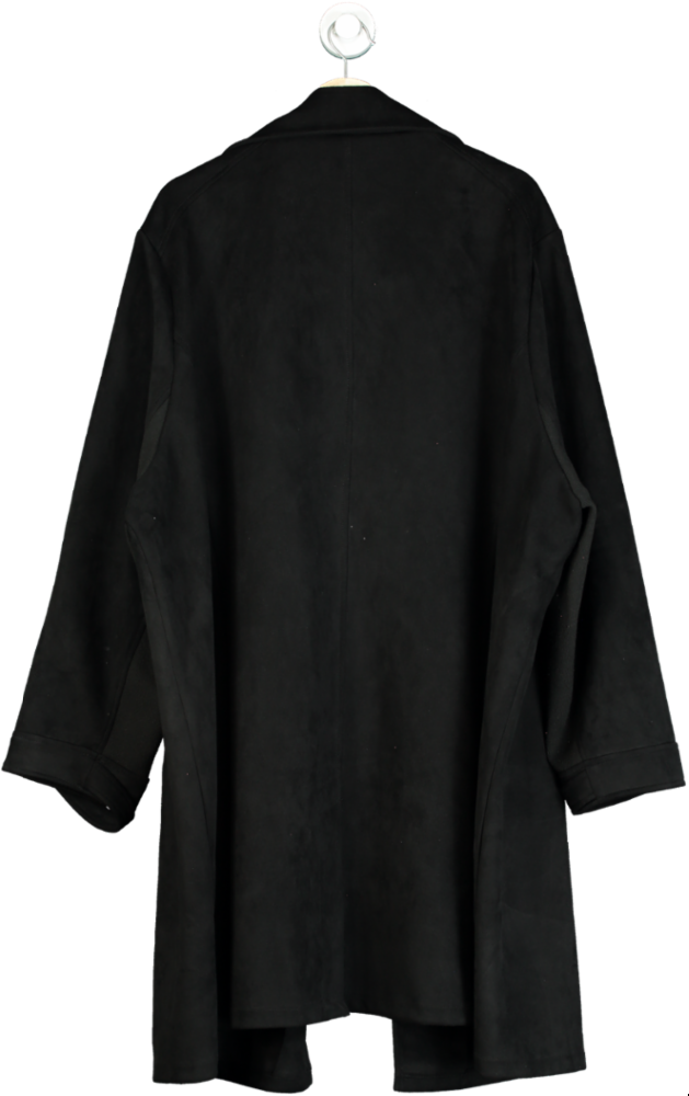 Yours Black Longline Coat UK 30-32