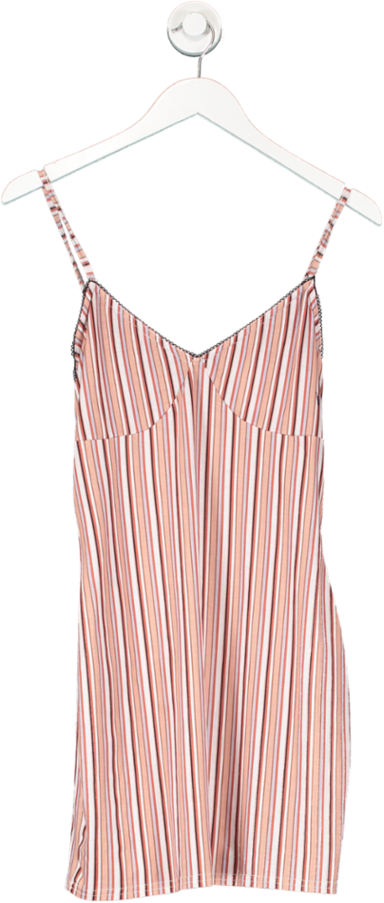 Daisy Street Multicoloured Choe Davie Striped Cami Dress UK 10