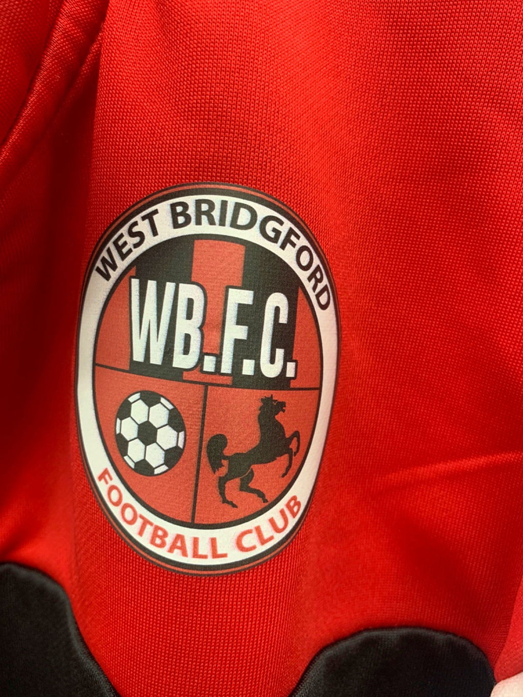 Kappa Red/Black West Bridgford Football Club Jacket UK XL