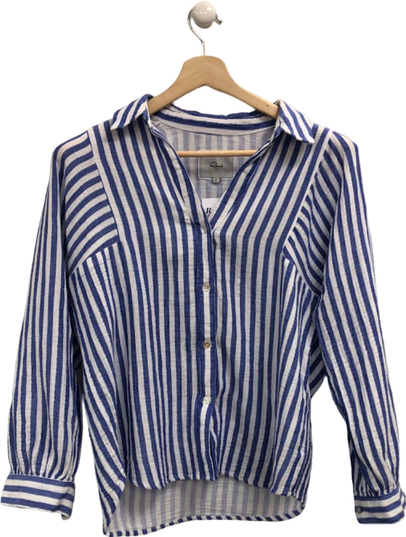 Rails Blue Anacapa Stripe Shirt UK S