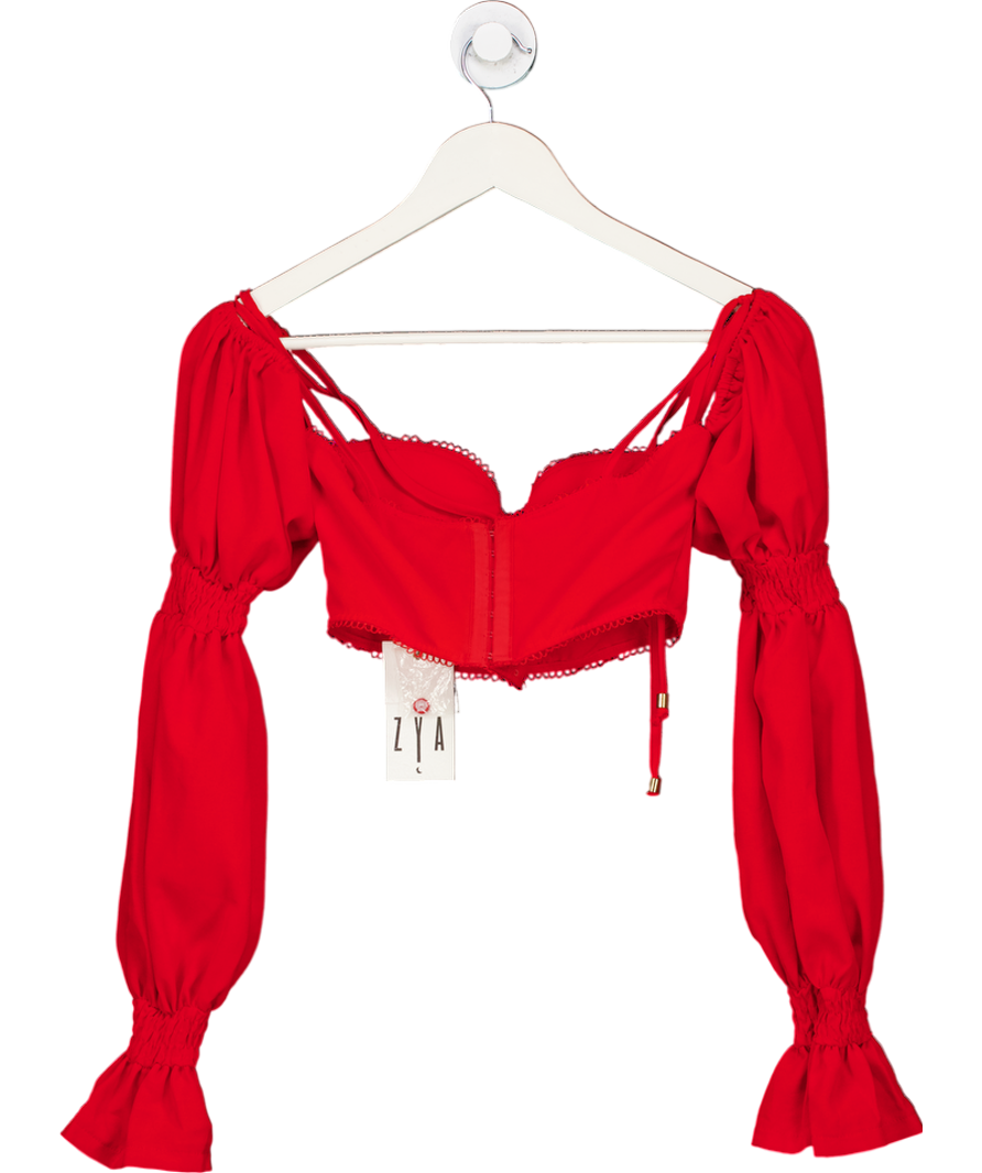 Zya Red Khalo Top UK 6