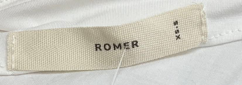 Rumer White Luna Low Back Maxi Dress UK XS/S