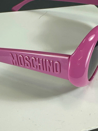 Moschino Pink Heart Shaped logo Arm Sunglasses