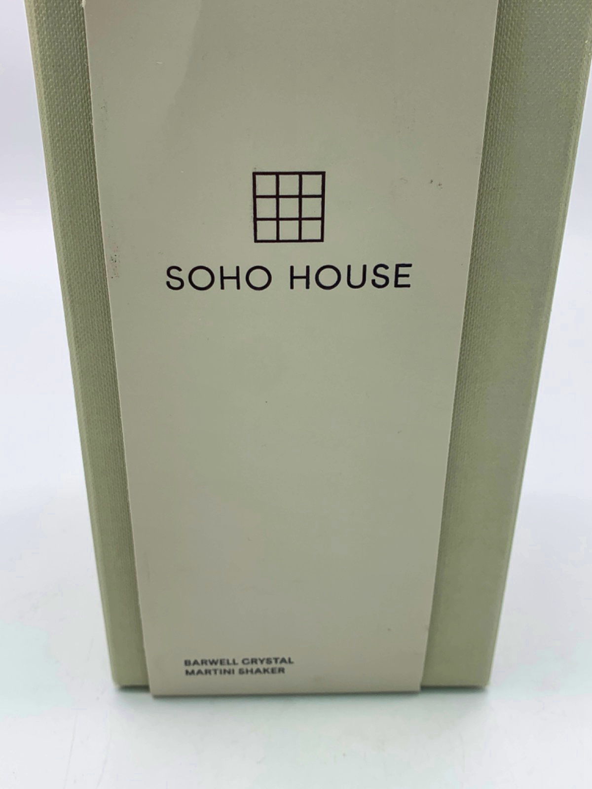 Soho House Silver Barwell Cut Crystal Cocktail Shaker 590ml