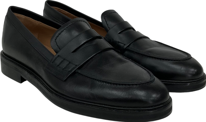 Flattered Black Sara Leather Loafer UK 5 EU 38 👠