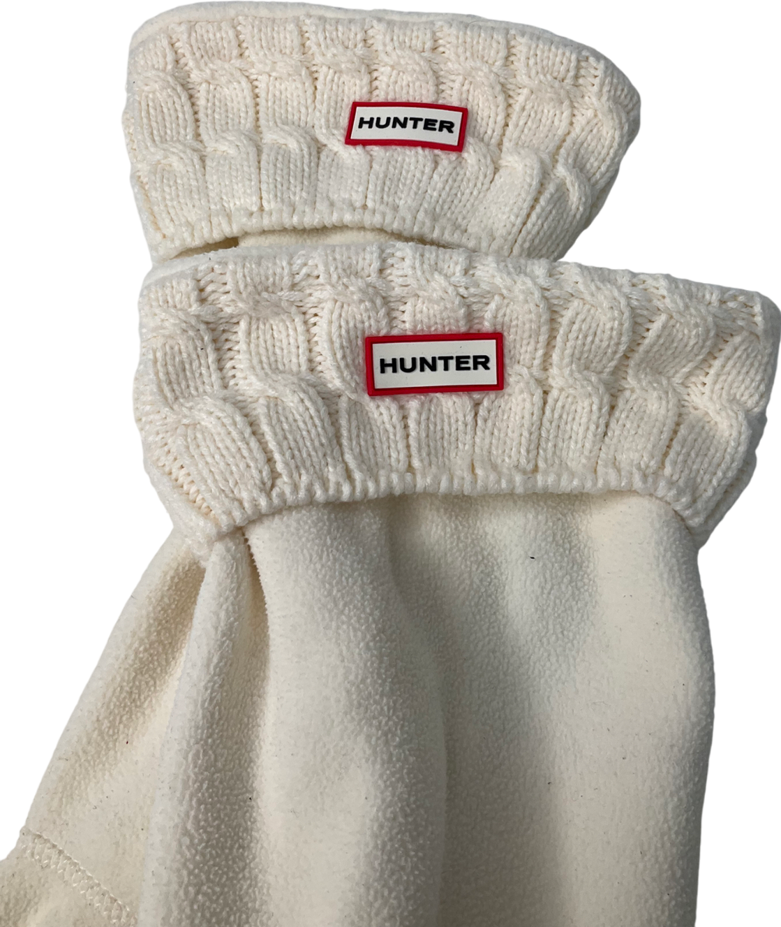 Hunter Cream Willie Boot Liners UK L