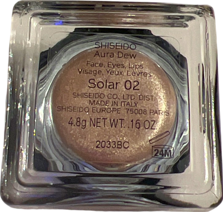 Shiseido Aura Dew Face, Eyes, Lips Solar 02 4.8g