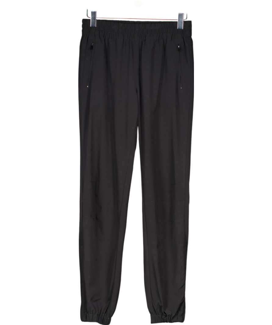 TNA Black Elasticated Waist Band Trousers UK XS