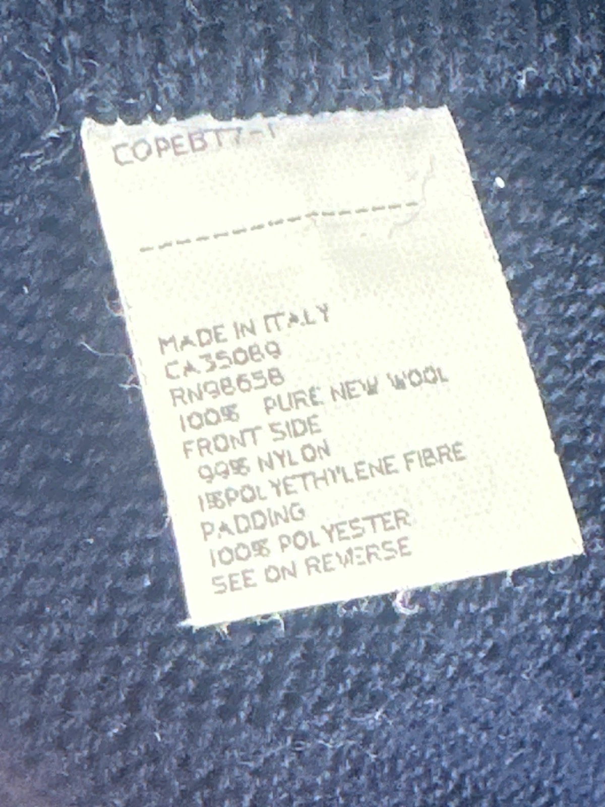 Paul & Shark Navy Cool-Touch Wool Jacket UK XXL