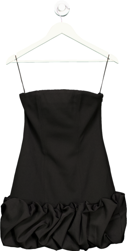 MISHA Black SAPHIRA CREPE MINI DRESS UK S