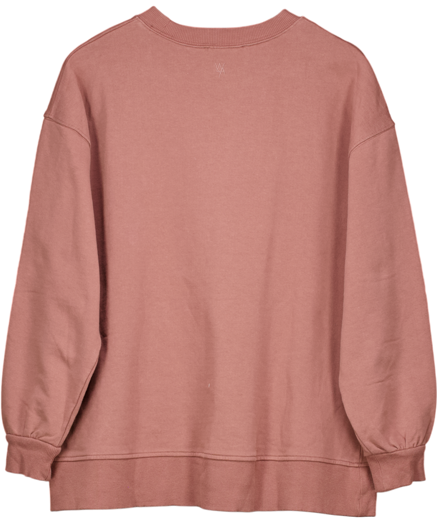 WAT. THE BRAND Brown Relaxed Oversize Fit Sweatshirt UK 8