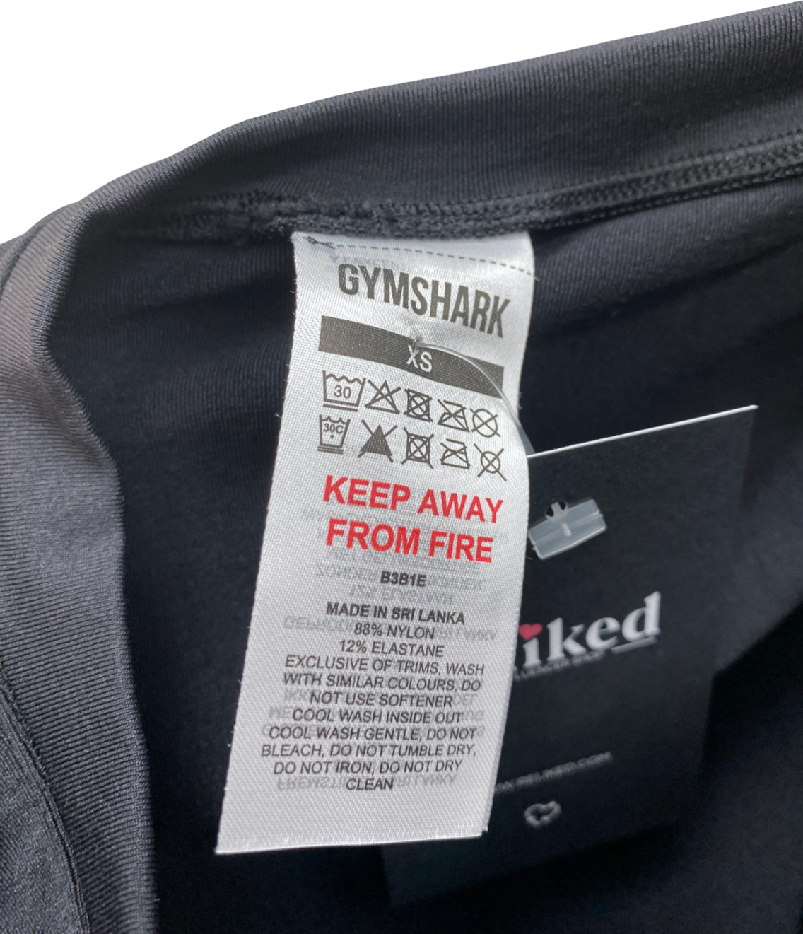 gymshark Black Soft Sculpt Midi T-shirt And Pocket Shorts UK XS