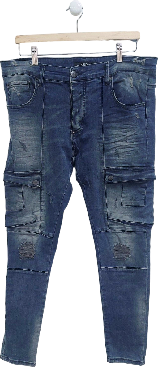 Uniplay Blue Skinny Fit Jeans W34 L34