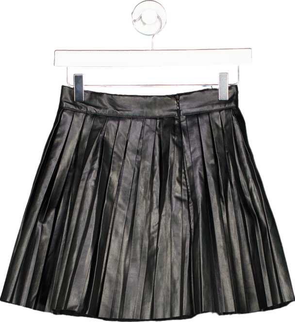 Vishaleiman Black Pleated Skirt UK 6