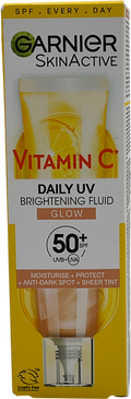 Garnier Vitamin C Daily Uv Brightening Fluid Sheer Glow Spf50+ 40ml