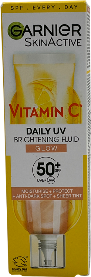 Garnier Vitamin C Daily Uv Brightening Fluid Sheer Glow Spf50+ 40ml