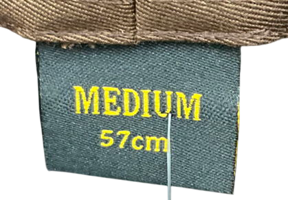 Brown 100% Wool Western Style Hat UK M