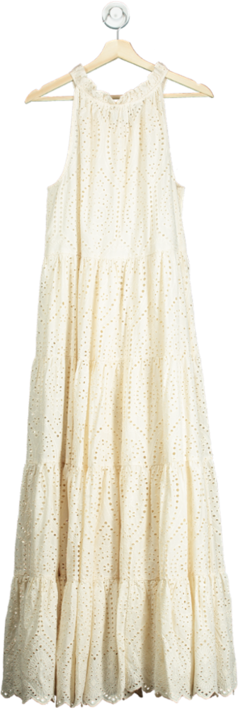 Eleven Loves Ivory Ruby Broderie Dress UK M/L
