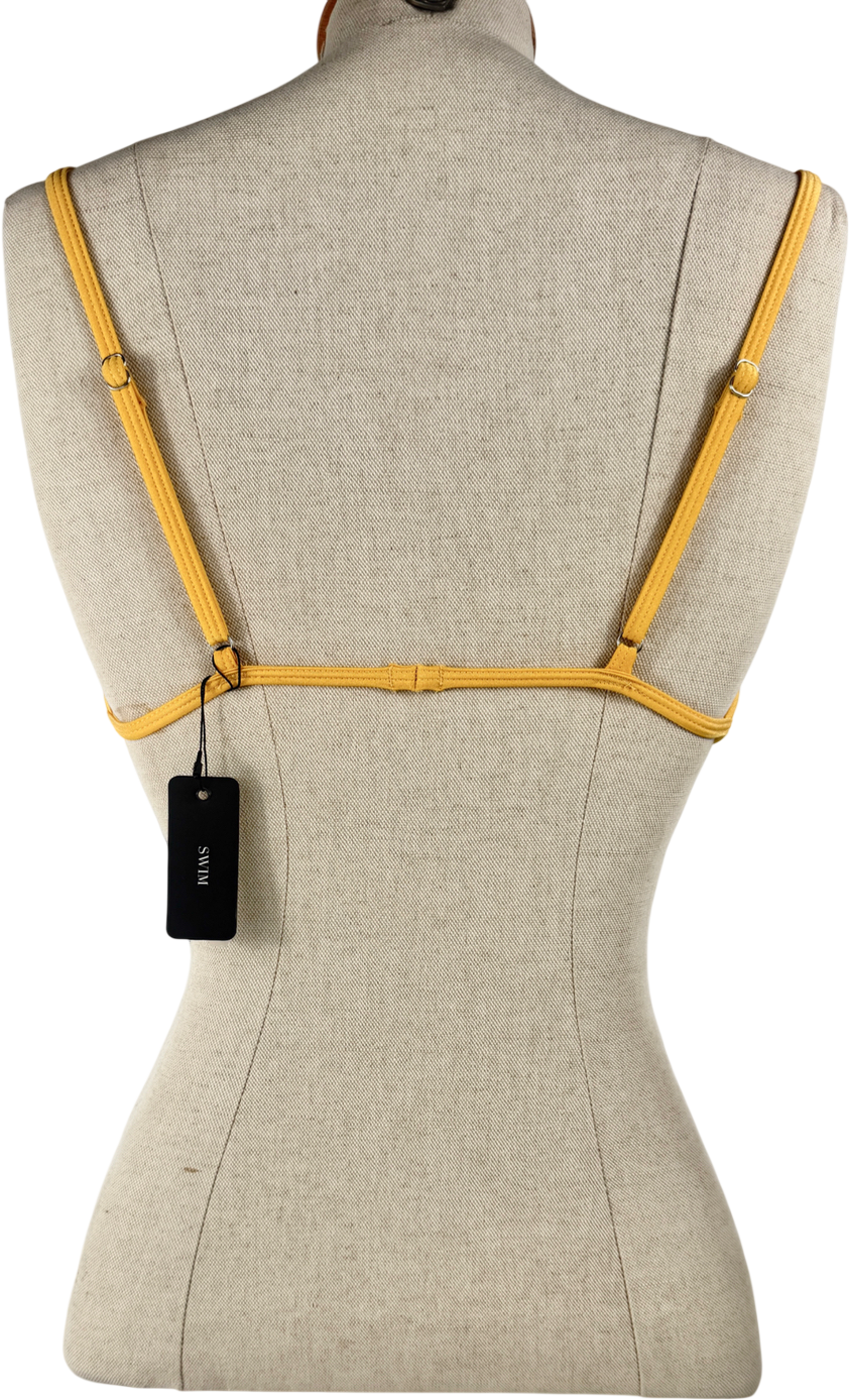 Lounge Yellow Bikini Top UK M