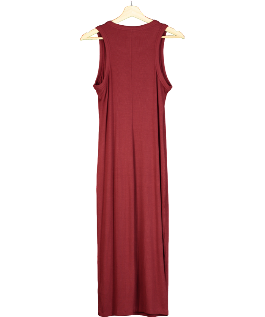 L'agence Red Nura Sleeveless Midi Dress UK M