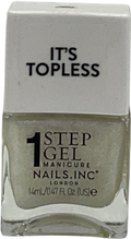 Nails Inc 1-step Gel It's Topless Nail Polish Sydney 14ml