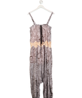 Chloé Pink Silk Paisley Harem Jumpsuit UK 12