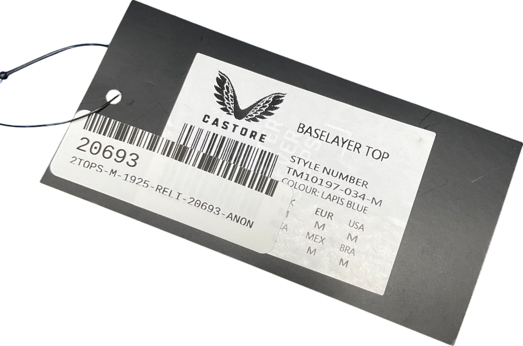 Castore Blue Long Sleeve Baselayer Top UK M