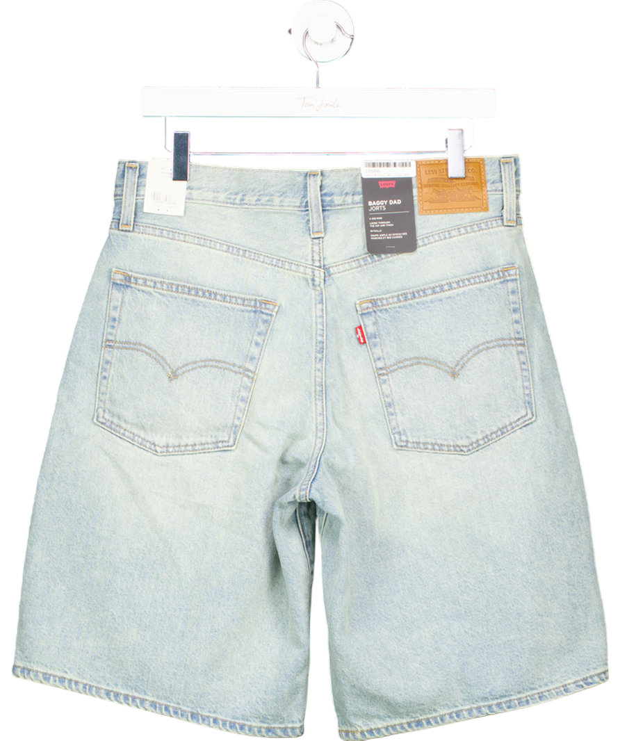 levis Blue Baggy Dad Jorts W29
