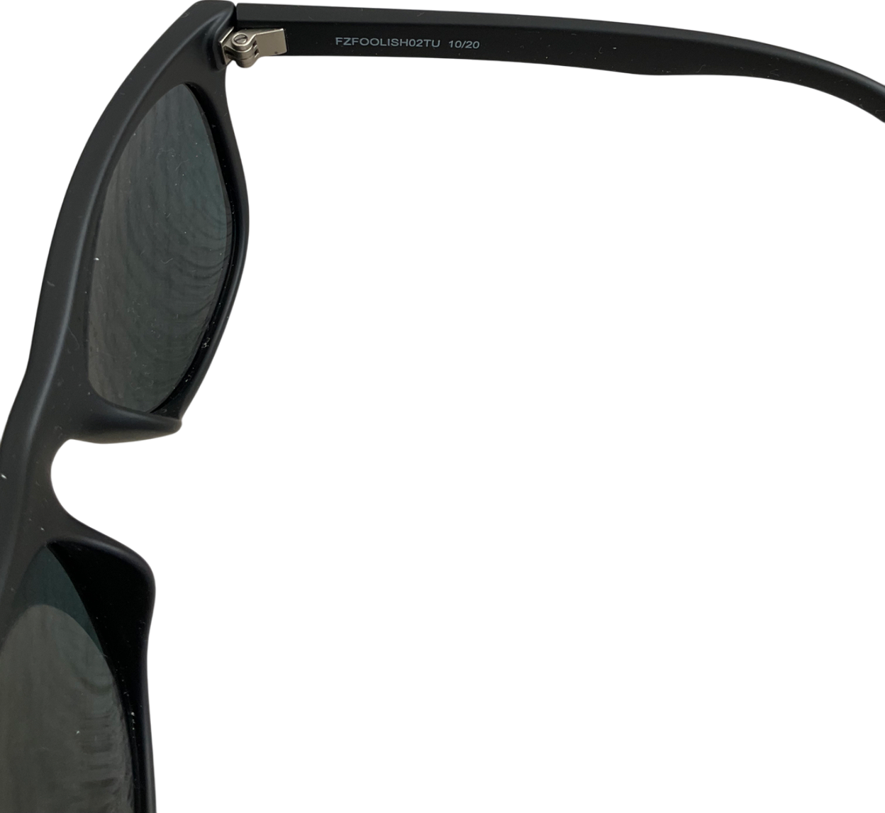 Cairn Black Foolish Matte Sunglasses With Orange Polarised Lenses In Soft Case One Size