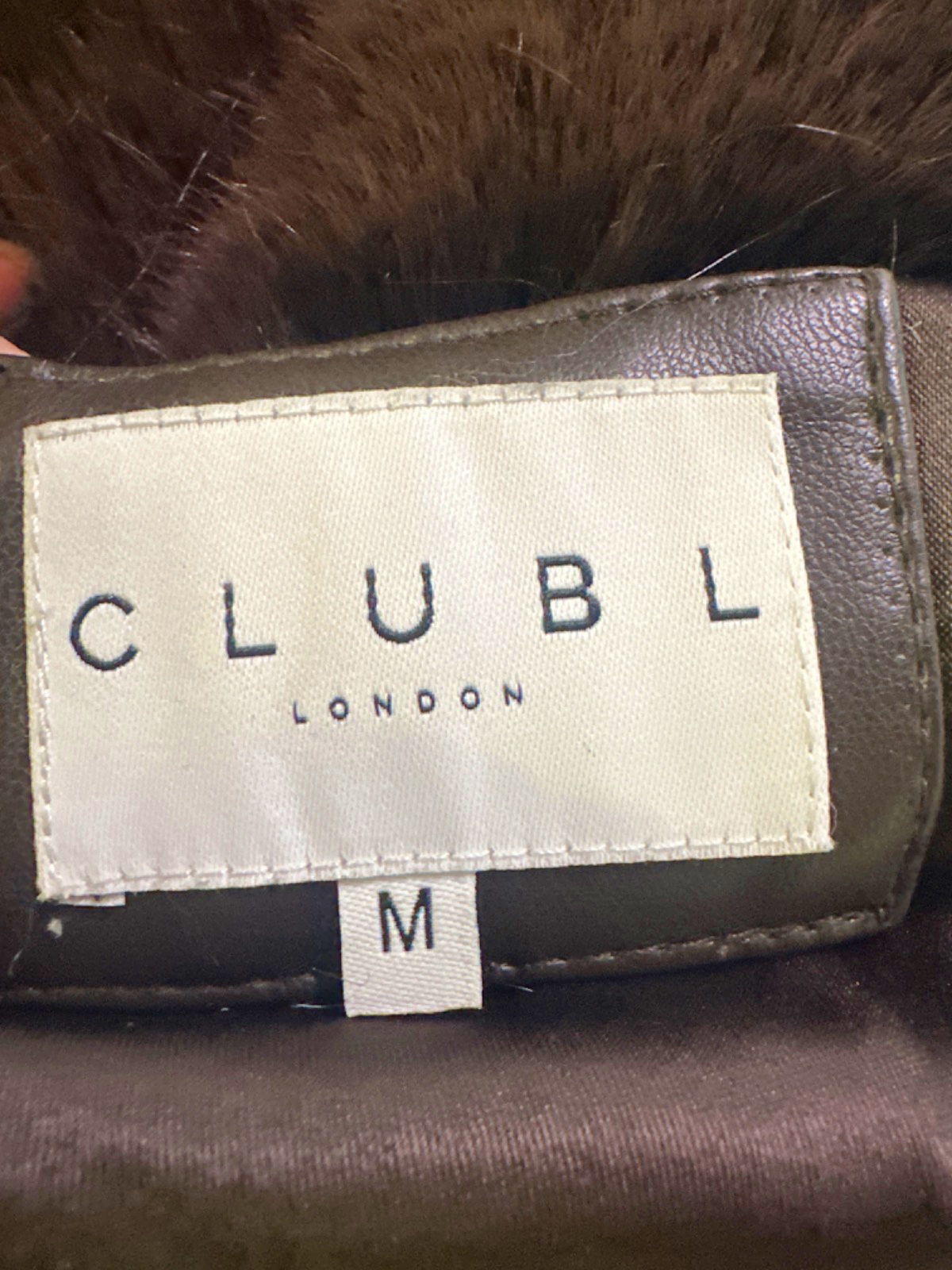 Club L Brown Slopeside Long Belted Faux Fur Coat UK M