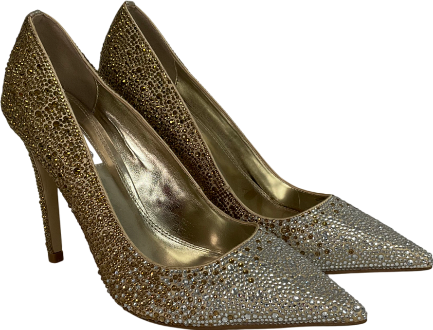 Dune Metallic Ombre Diamanté Heels UK 4 EU 37 👠