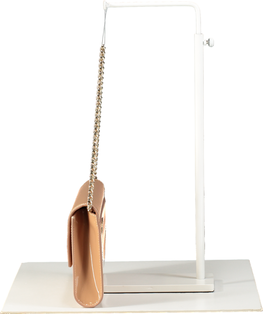 Christian Louboutin Nude Vero Dodat Patent Leather Clutch Bag