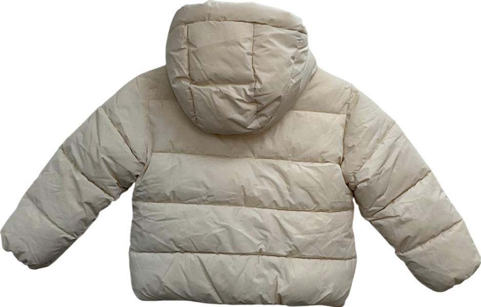 MANGO Cream Padded Coat 8 Years