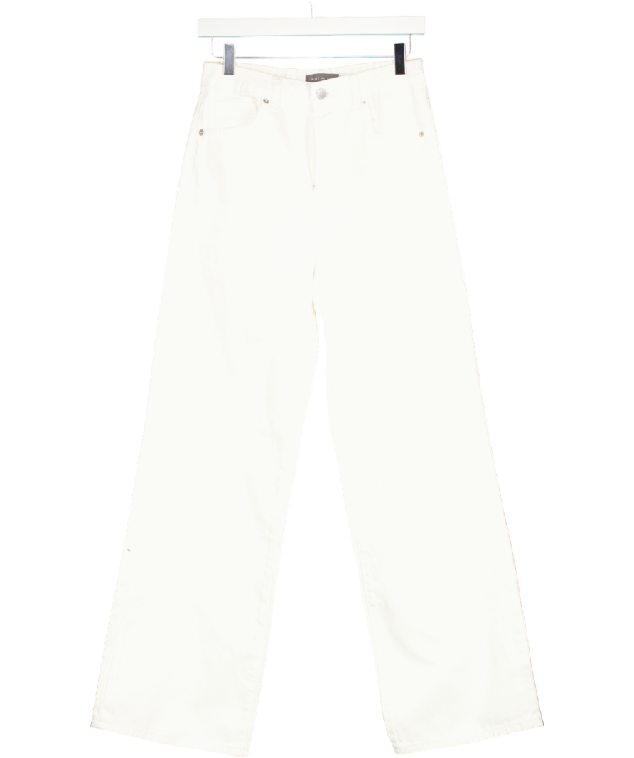 Mint Velvet White Workable Wide Jeans UK 8