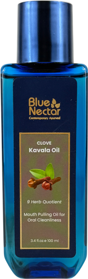 BLUE NECTAR Mouth Pulling Oil With Coconut & Mint For Oral Care And Bad Breath 100ml