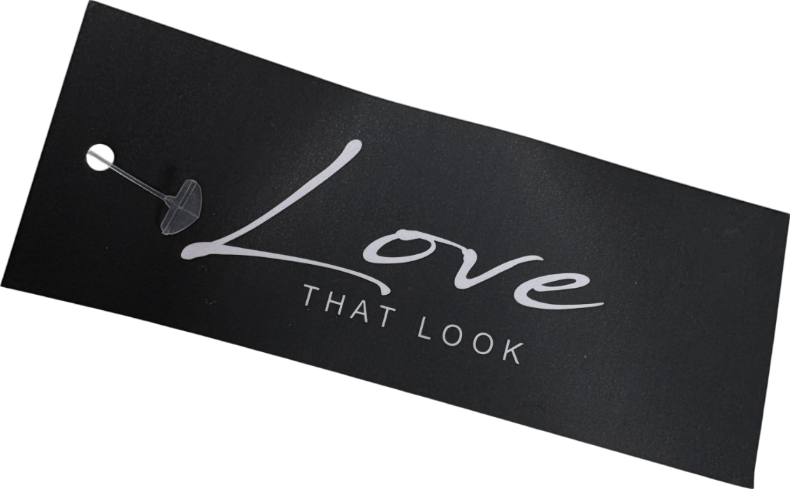 Love That Look Black Ribbed Bodysuit UK M/L